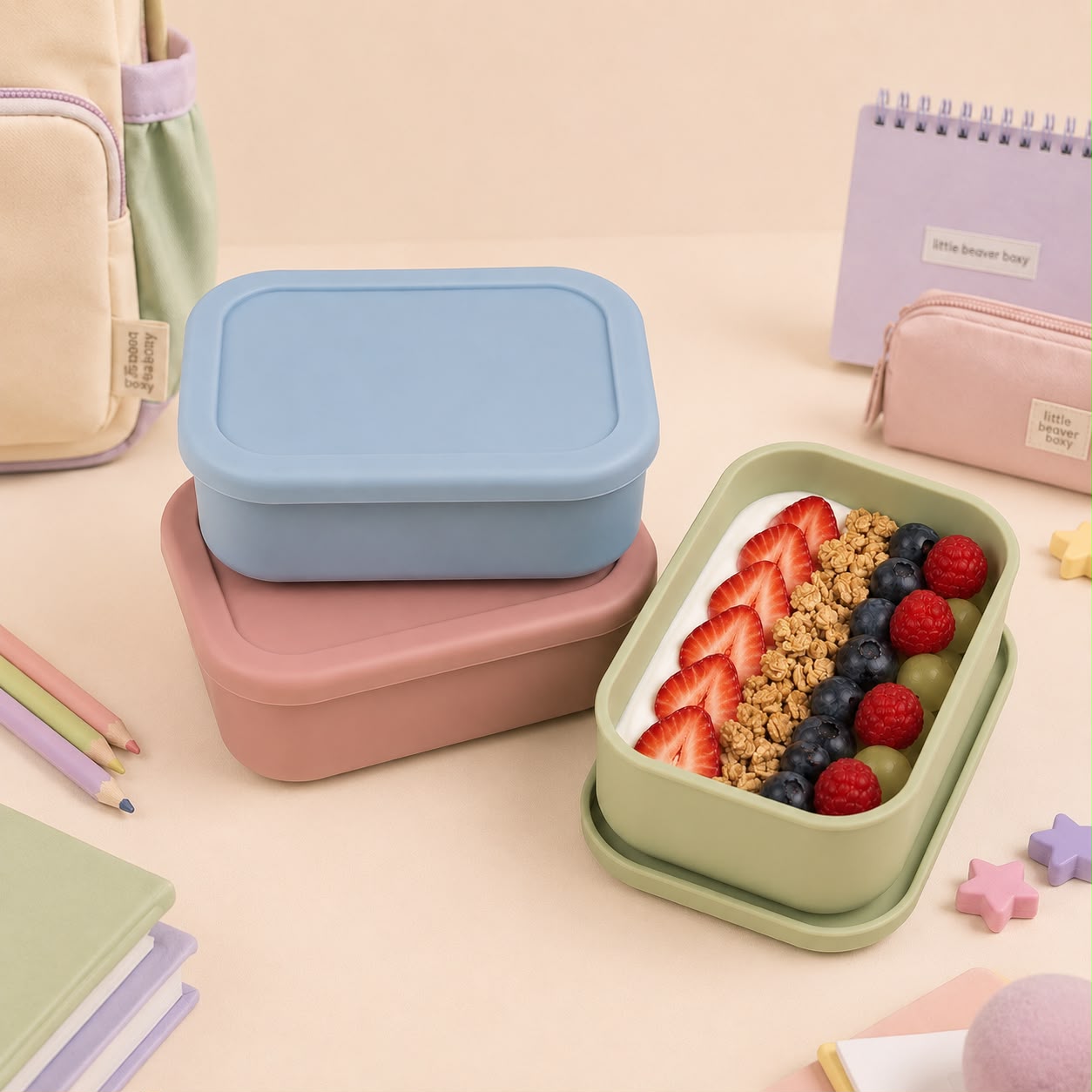 Everyday Silicone Lunch Box (Rectangular)