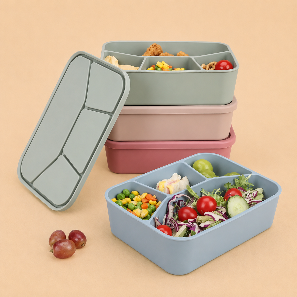 Big Lunch Box | Dusty blue