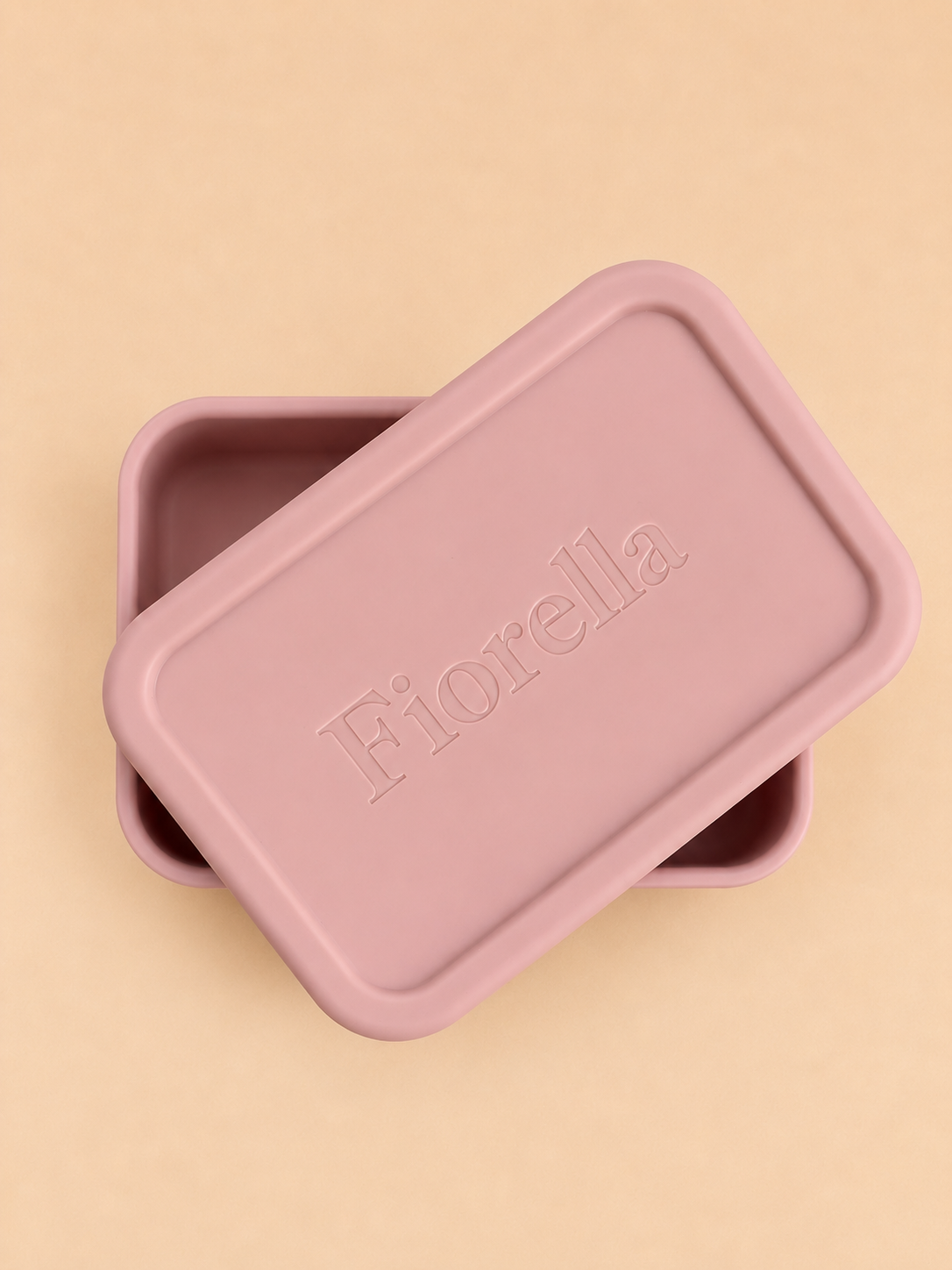 Silicone Divided Lunch Box – Pink