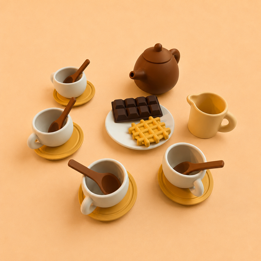 Little Beaver Tea Party Set | Korean-Inspired Pretend Play Tea Set