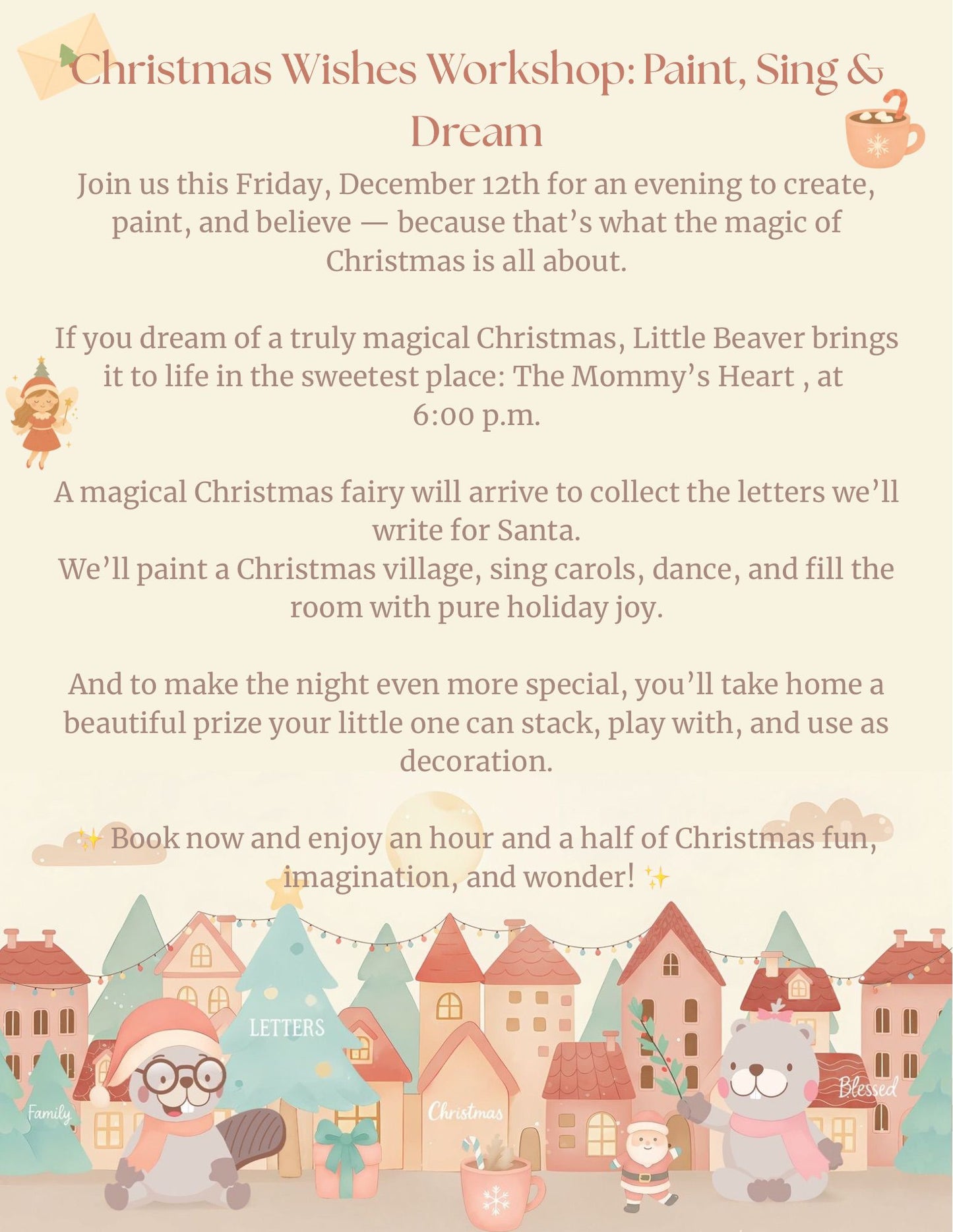 Christmas Wishes Workshop: Paint, Sing & Dream