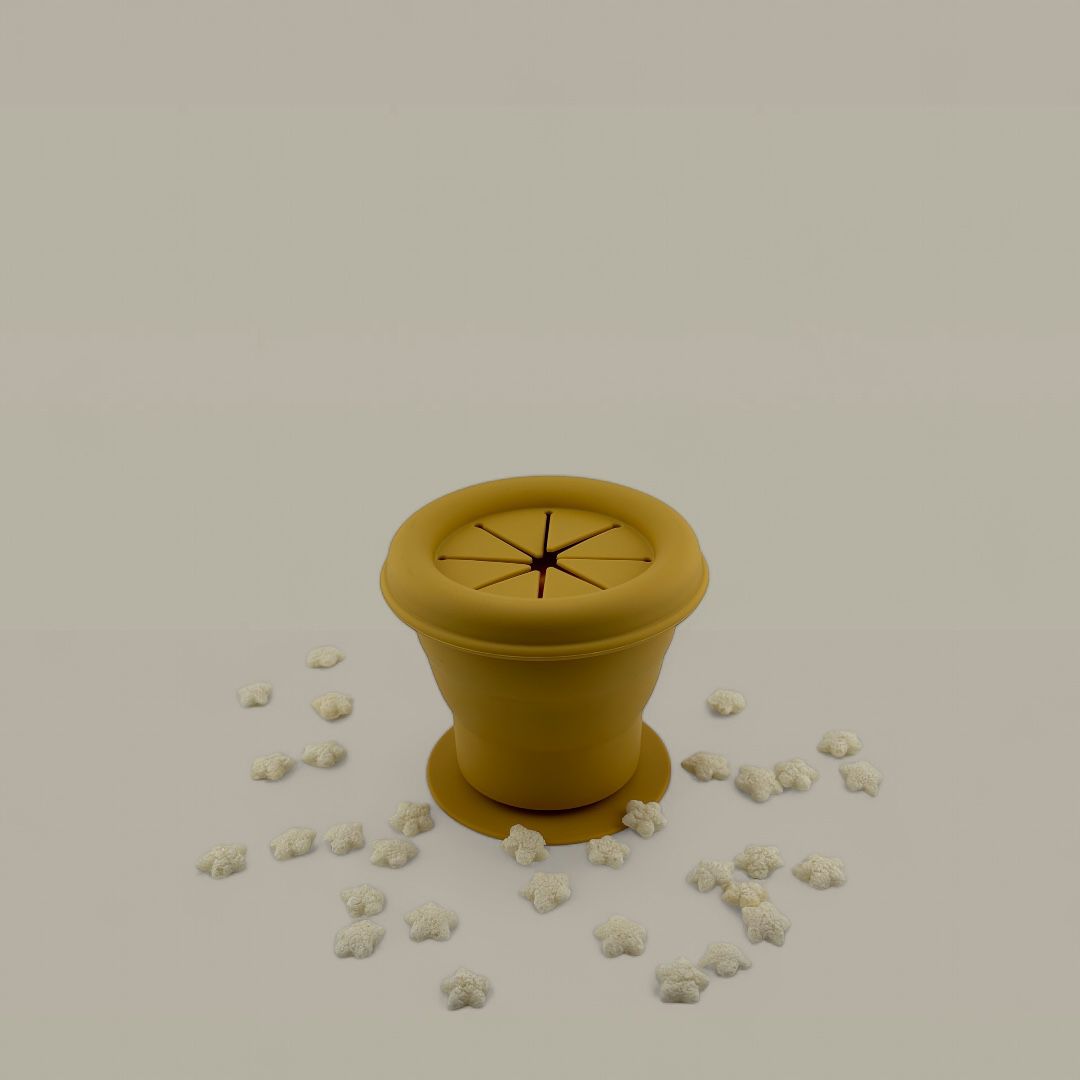 Little Beaver Silicone Snack Cup | Spill-Proof Toddler Cup