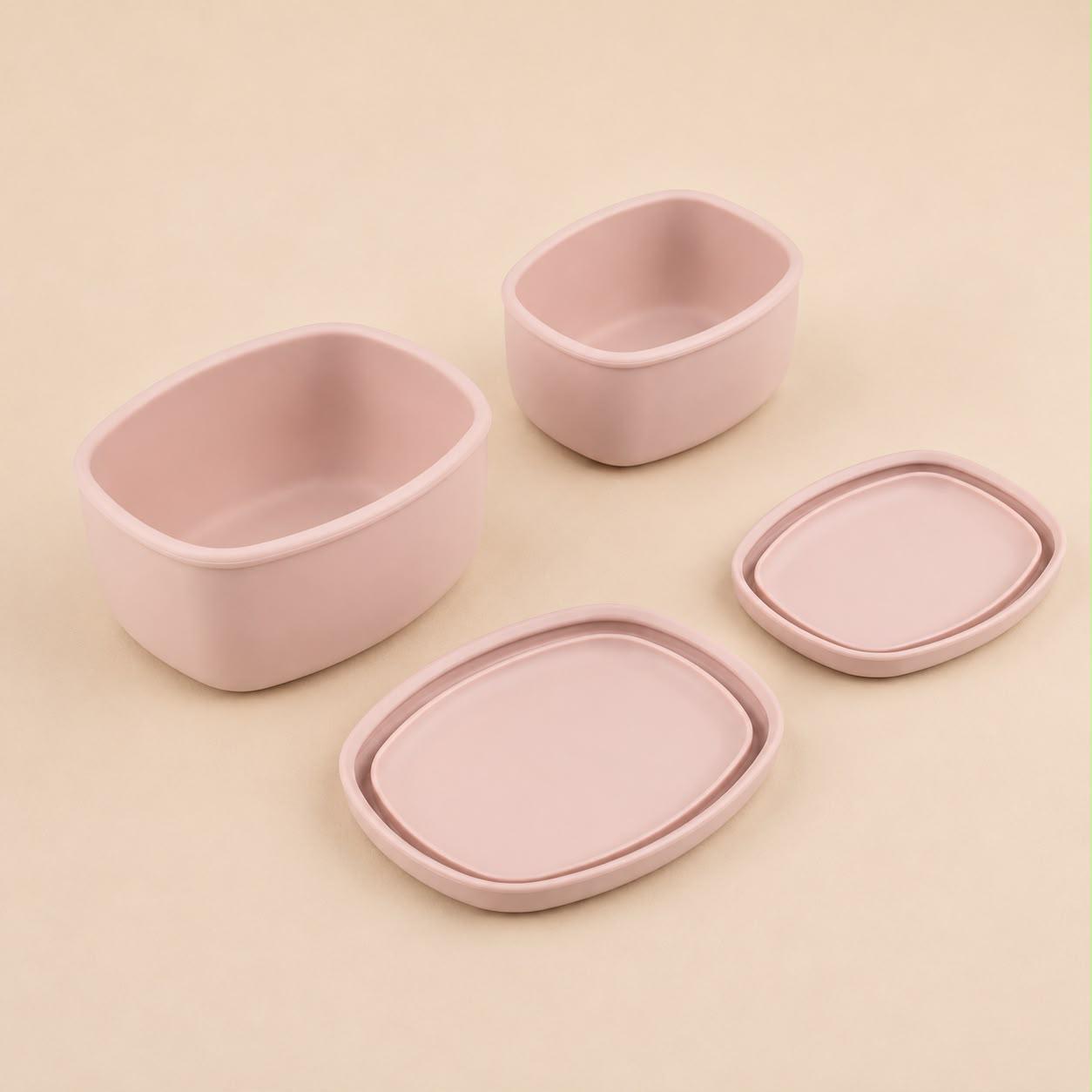 Mini Silicone Snack & Dip Containers – Set of 2