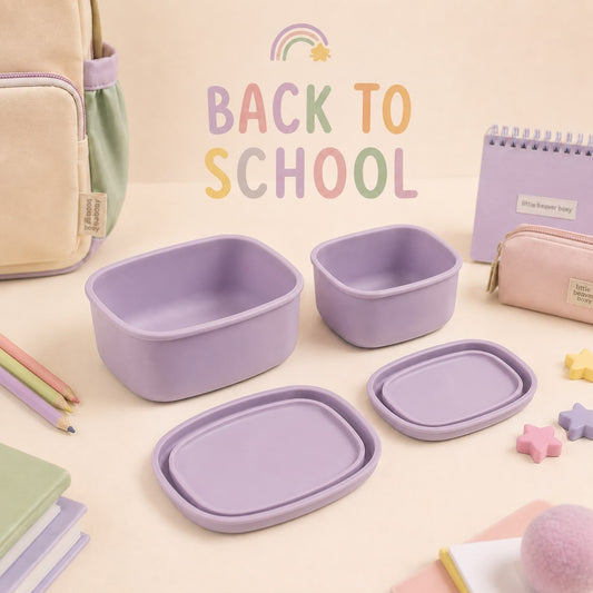 Mini Silicone Snack & Dip Containers – Set of 2