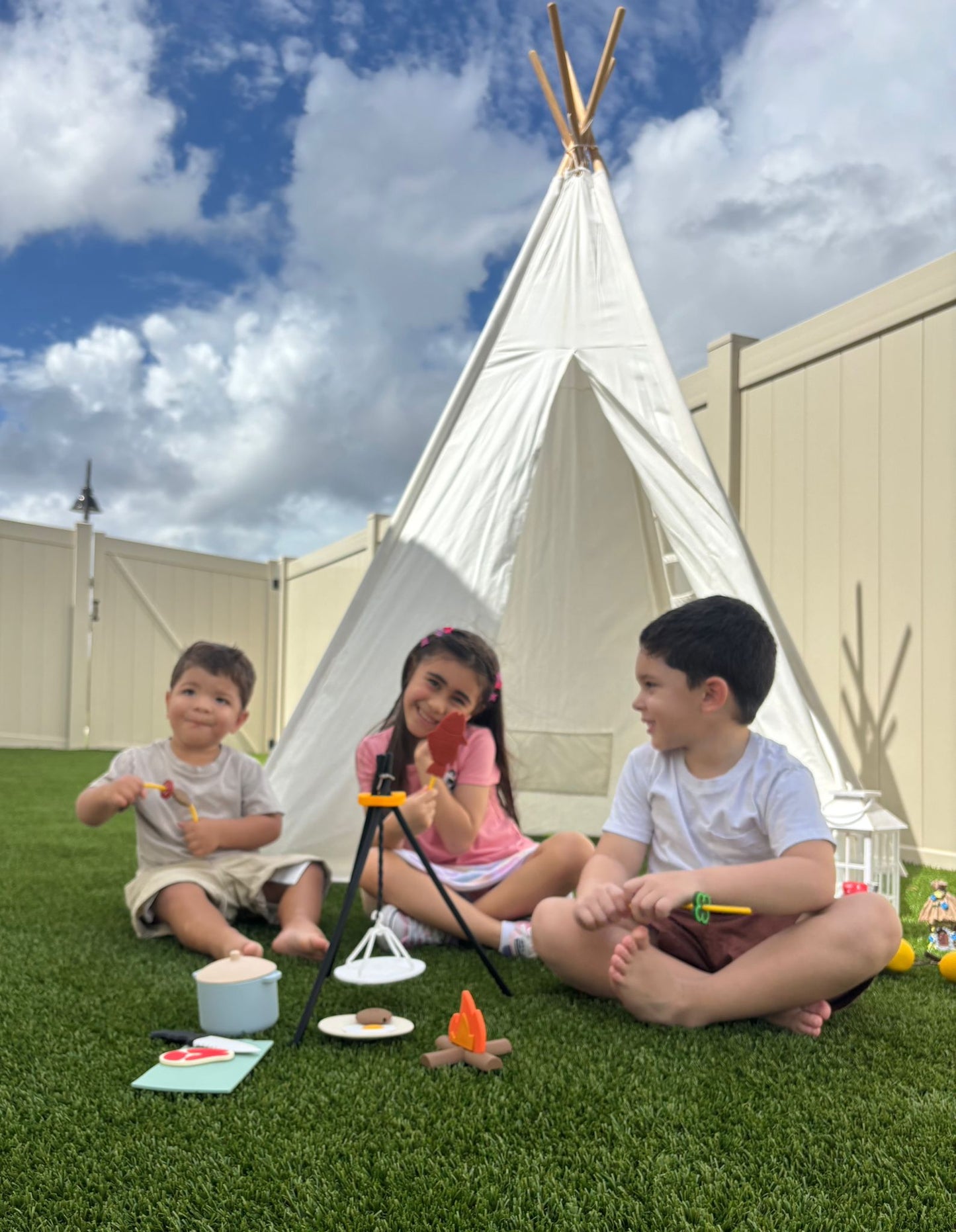 Little Beaver BBQ Play Set | Silicone Grill Toy for Kids