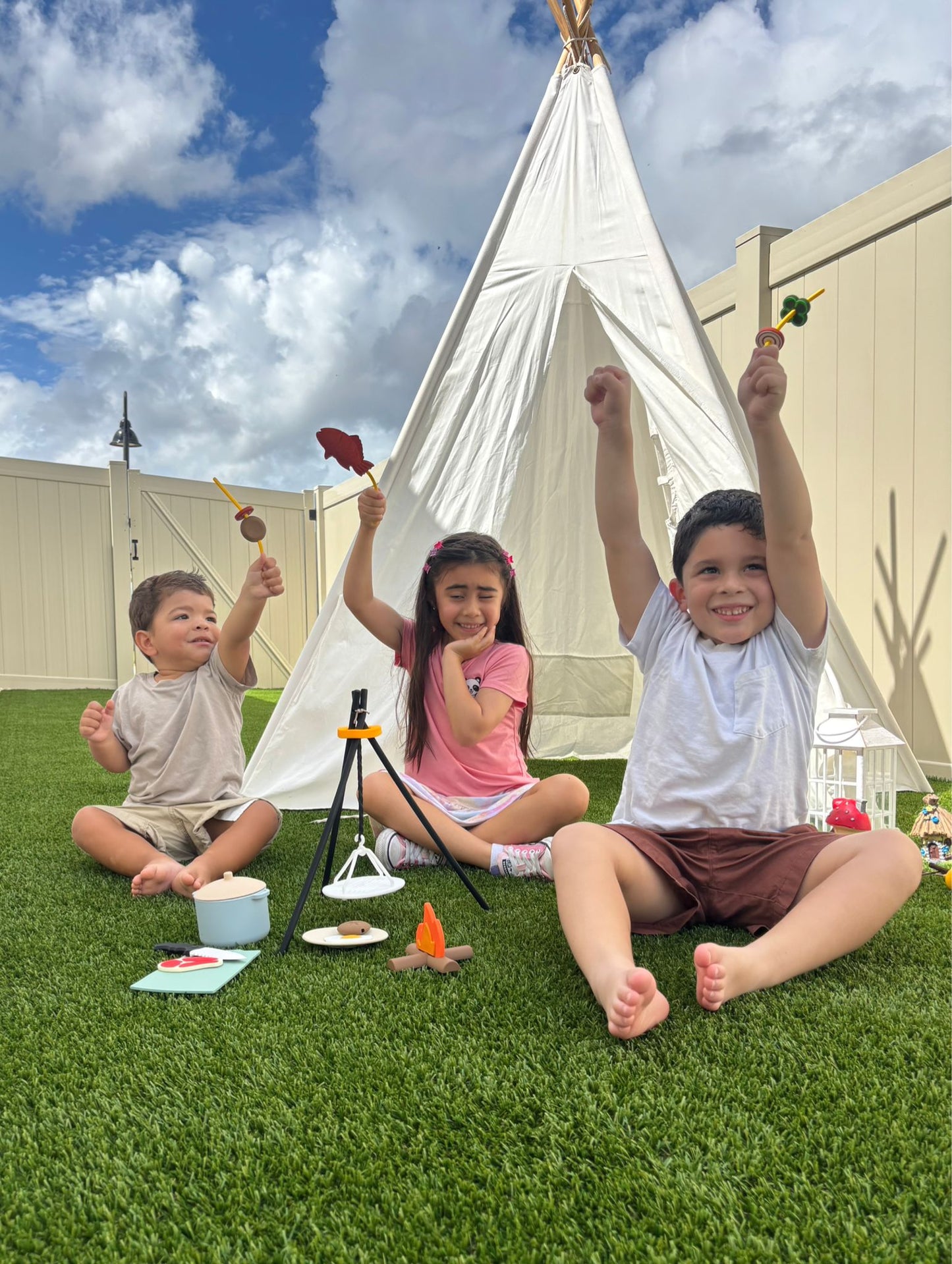 Little Beaver BBQ Play Set | Silicone Grill Toy for Kids