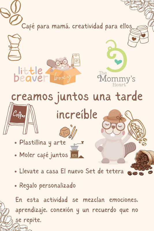 Café para mamá, creatividad para ellos ☕
