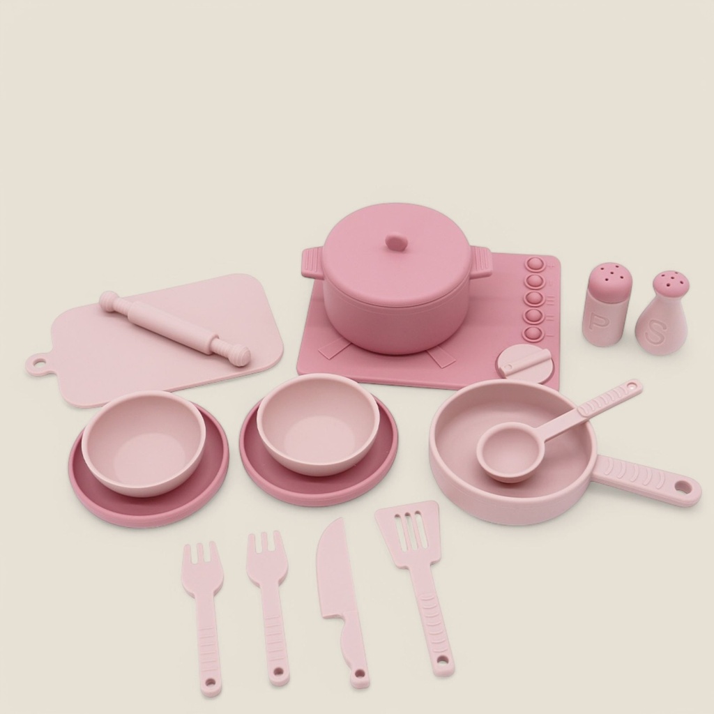 COOKING SET (PINK)