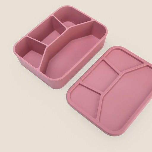 BIG LUNCH BOX (FLAMINGO COLOR)