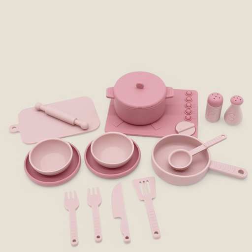 COOKING SET (PINK)