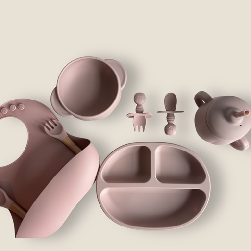 FEEDING SET NEW PINK